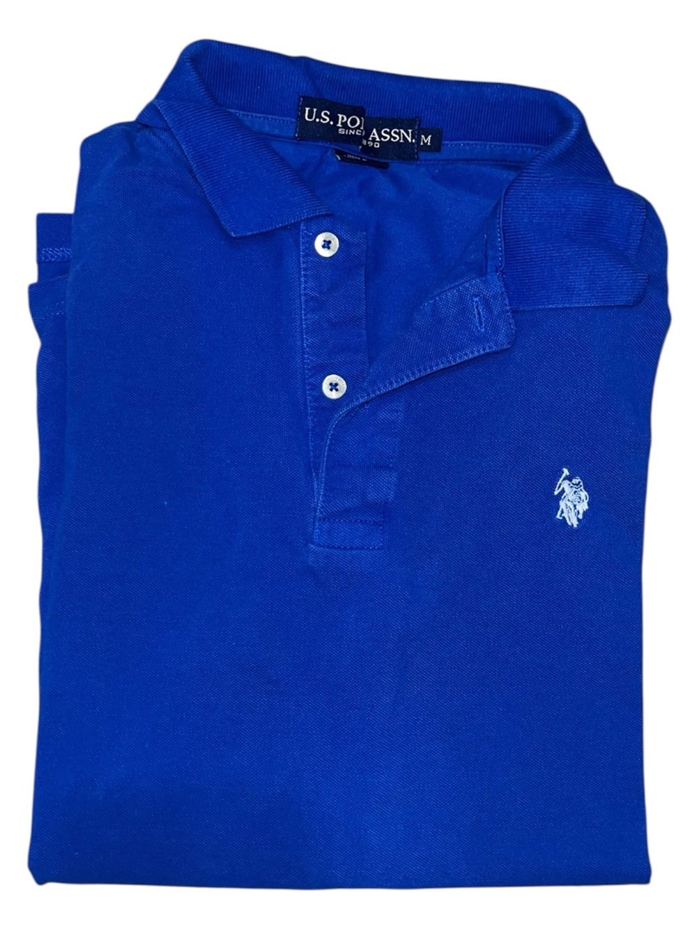 U.S. Polo Assn. Royal Blue Short Sleeve Polo with Embroidered Logo